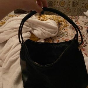 EUC Gucci nylon/leather shoulder bag